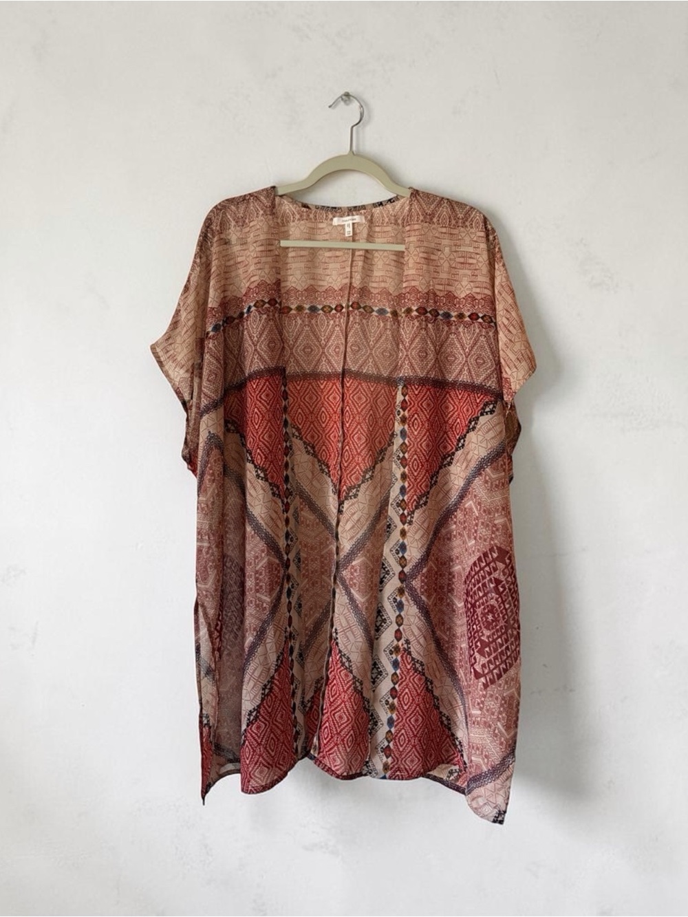 Maurices Open Front Kimono Duster One Size